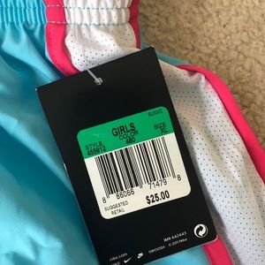 Nike Blue Girls Running Shorts
